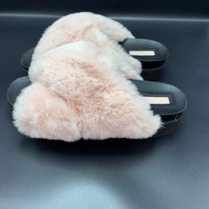 Forever21 Faux Fur Platform Sandals